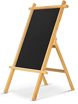 GRFIT Werbeaufsteller Falten von Heavy Duty A Frame Sign Sidewalk Schild 17,5x28.34 Zoll Holz Tafel Displayfor Outdoor oder Indoor-Werbung Prospekthalter