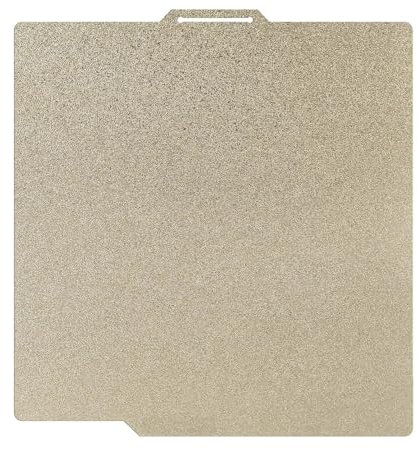 AOMUWKE 3D Printer PEI Spring Steel Build Plate for Bambu Lab P1P, 3D Printer Double Side Texture PEI Plate for Bambu Lab X1, P1P, P1S, 257 x 257 mm