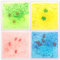 Art3d Lot de 4 Carreaux de Sol sensoriels liquides, Fusion Liquide colorée senroy Tapis de Jeu de Danse pour Enfants en Bas âge, 30x30cm,Monde de la mer