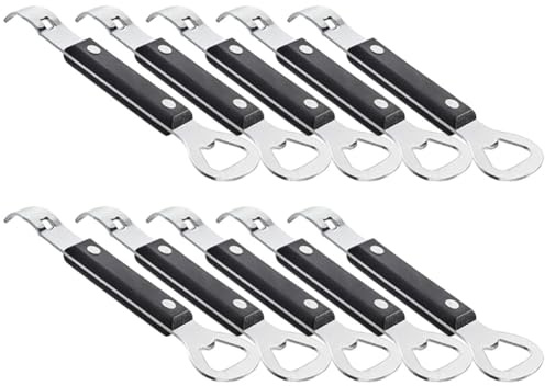 CENMEN 10 Stück Manueller Dosenöffner Aus Edelstahl, Dosenstanzer, Flaschenöffner, Bieröffner, Spülmaschinenfest