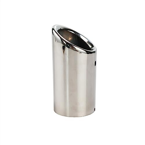 HNVCYT 2 STÜCKE Auto Endrohre Auspuffanlage Kanal Für A&udi A1 A3 A4 TT 2009 2010 2011 2012 2013 2014 2015 Automotive Schalldämpfer Spitze Schwanz Kehle Abdeckung Auto Auspuffrohr Schwanz Throat(Color