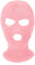 Skimaske,Ski Mask,Motorrad Maske Herren,Skimaske Herren,Sturm Maske,Sturmhaube Winter,Winter Sturmhaube Damen,Mulor Sturmhaube,Winddichte Thermal Kapuze,Multifunktions-Skimaske,3-Loch Hellrosa 1 Stück