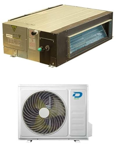 Condizionatore Climatizzatore canalizzato 12000 Btu Diloc Over A++ inverter R32 in Pompa di Calore D.OVER12CAN