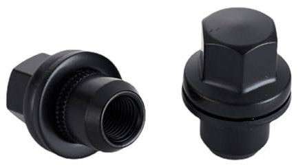 Sechskant 22 mm 47 mm Schwarze Radmuttern for Landrover Land for Range Rover HSE Sport LR3 LR4 OEM Factory Style Radmuttern m14x1,5,