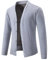 Orange Cable Knit Cardigan Black Mens Cable Knit Sweater Chunky Cable Knit Cardigans for Men Chunky Cable Knit Cardigan Men Wool Sweaters （Grey，XX-Large）