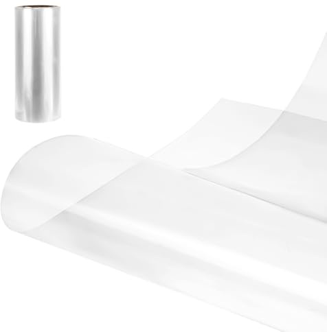 AHANDMAKER 49 Fuß X 9.8 Zoll Transparente Schablonenblätter Durchsichtiges Schablonenmaterial Wasserfeste Transparente Blanko Schablone Zum Schneiden von Papier Schablonen Bastelfolien Aus Kunststoff