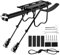 Gepäckträger Mountainbike,Verstellbarer MTB Stabiler Fahrrad Gepäckträger, Robust MTB Gepäckträger, Aluminium Fahrradgepäckträger, Einfache Montage Gepäckträger Fahrrad für 24-29 Zoll Fahrräder