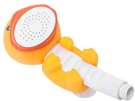 Angoily 1Stk Hand dusch kopf duschkopf duscherlebnis Compact shower nozzle duschbrausen Showering experience Duschkopf Sprinkler Kinderduschsprinkler Vinyl Yellow