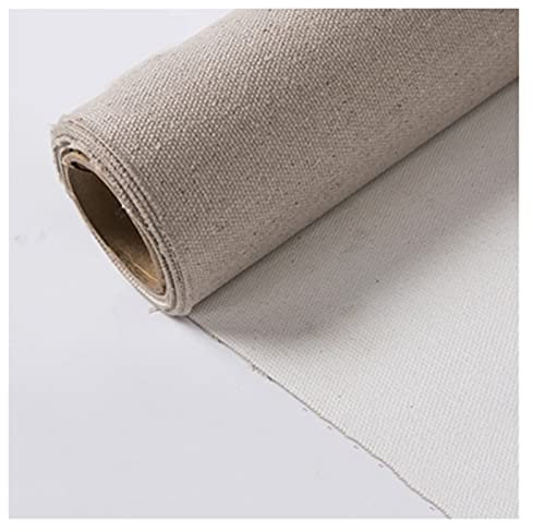Leinen-Leinwand Rolle für Ölgemälde, 220 x 100 cm, gemischte Grundierung, Kunstleinwand, Leinenkunstbedarf für Künstler, ideal für professionelle und Hobbymaler