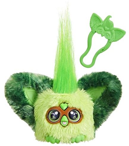 Furby Furblets AVO-KAH Mini-Plüschtier, Avocado-Motiv, grün, Musik & Geräusche, Lebensmittelspielzeug für Kinder ab 6 Jahren