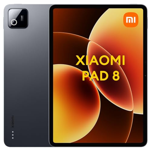 XIAOMI Pad 8 8GB/128GB, WiFi 7, 11.2 3.2K Tablet, Sonido Dolby Atmos, Procesador Snapdragon 870, Batería 9200 mAh(Cargador no Incluido), Gris
