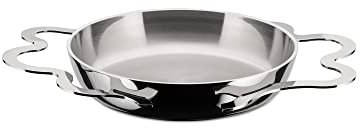 Alessi AM42 Tegamino Petit plat à œufs - multiply brillant, Argent