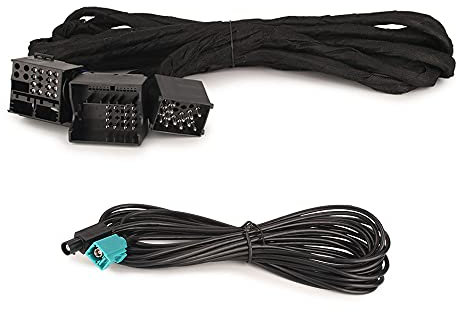 ERISIN BM6M Verlängerungskabel für BMW 3er 5er X5 M3 M5 E46 E53 E39 E38 Coche 12 Pines 6m Kabel zur Verlängerung des Radios zur Ernährung Arnés de Cableado Conexión de Radio