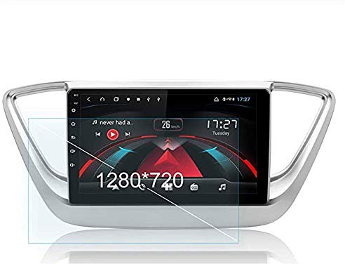 Android Car Stereo 9 Inch Android 8.1 HD Touchscreen for Hyundai/Solaris/Verna 2017 2018 GPS Navigation Bluetooth Support 4G Wifi Screen,Wifi,BT,Mirror Link,Radio Tuner Tv for Car Gps