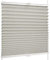 SchattenFreude Basic Klemmfix-Plissee für Fenster | Mit Klemm-Haltern | Ohne Bohren | Grau, Breite: 140cm x Höhe: 100cm