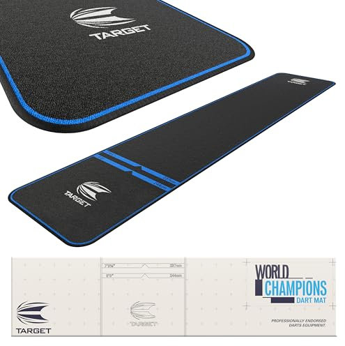 Target Darts Weltmeisterschafts Dartmatte Blue Trim
