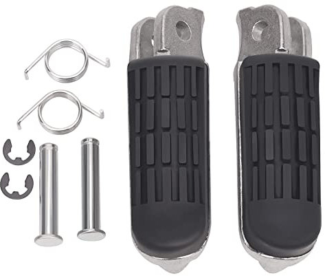 AHL Repose-pieds de pédale de repose-pieds avant de moto pour Honda NT400 Bros NC25/NT650 Bros 1988-1992/NT650 Deauville 1998-2007/NT700 Deauville 2006-2009/NTV600 Revere 1988-1992/NTV650 1988-1997