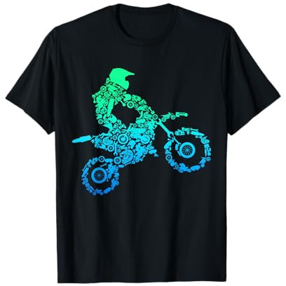 Regalo di Dirt Bike Rider Motocross Enduro Dirt Biking Maglietta