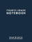 Fourth Grade Notebook: Dark Blue Softcover Wide Ruled Composition Journal