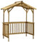 Festnight Grillpavillon Pavillons Holzunterstand Grillüberdachungen überdachung Terrasse Carport Holz Fahrradunterstand Markisen Kiefernholz Imprägniert 163,5x93x210 cm