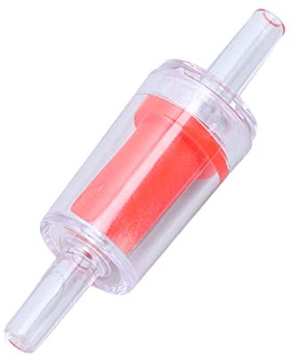 Fafeicy 10 Stück Rückschlagventil, 4 Mm Pp Aquarium-Rückschlagventil, Einweg-Rückschlagventil für Aquarien, Getränke, Verhindert Den Rückfluss von Gas oder Flüssigkeit(4 mm rot)