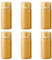ZEOABSY 6 Pièces 30 ML Jaune Tubes en Plastique PE Squeeze avec Bouchon à Charnière, DIY Vider Bouteille Ronde en Plastique de Voyage pour Cosmétiques Shampooing Lotion Gel