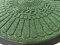 orientalrugcompany Heavy Half Moon Rubber Edged Door Mats 45cm x 75cm green