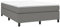 vidaXL Bettgestell, Polsterbett Bett für Schlafzimmer, Bettrahmen mit Lattenrost, Schlafzimmerbett Doppelbett, Dunkelgrau 140x200cm Stoff