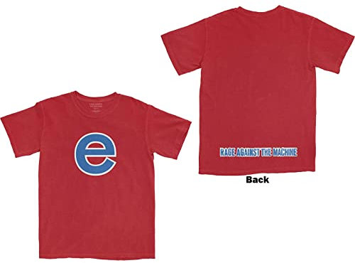 Rage Against The Machine Big E offiziell Männer T-Shirt Herren (Small)