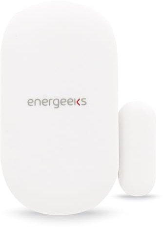 energeeks - Sensor Apertura - Requiere Sistemas de Alarma EG-AW002PLUS o EG-AWG002Notificaciones Móviles - Fácil Instalación - Sin Cuotas - App Móvil - Compatible Alexa/Google