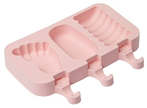 FISURA – Molde helado. Molde helado de silicona libre de BPA. Molde para polos con forma original. Molde helado con palos reutilizables y tapa. (Helados)