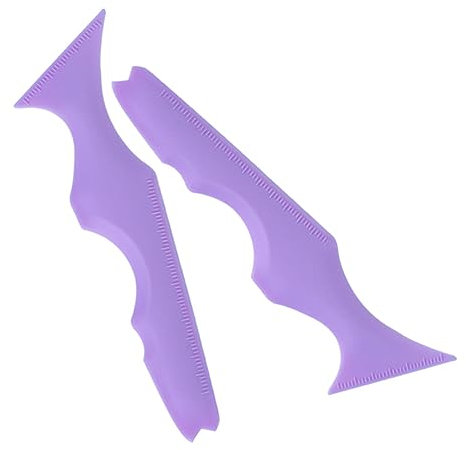 Beaupretty 2pezzi Stencil Silicone Per Eyeliner Makeup Per e Ragazze Per e Applicare Maschere e Portatile