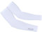 TCA Mangas de Brazo UPF 50+, Antideslizantes, Calentadores de Brazos para Hombres y Mujeres Transpirables Todo el Año para Ciclismo, Running, Gaming, Manga de Compresión para Brazo. - Blanco, S