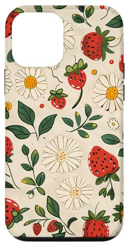 iPhone 12 mini Strawberries and Flowers Nature Design Case