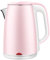 YSACJFD Bollitori, Bollitore Elettrico in Acciaio Inox, Brocca da 1,8 Litri, Ideale per Acqua Calda, 1500W Veloce/Rosa/B