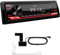 MEDIADOX 1-DIN Autoradio-Set inkl. Spannungswandler und Unterbaukonsole von JVC (KD-X182DB) passend für LKW/Truck/Bus/24 Volt/24V
