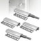 4 Pack Push to Open Door Catches Cupboard Push Open Catch Latch Release for Kitchen Closet Door Closing Cabinet Push Open Touch Push Close Drawer Opener