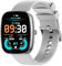 Atlanta Fitnesstracker mit Herzfrequenz Puls Blutdruck Telefon Freisprechen Schlaf Schritte Farbdisplay Smartwatch Armband Uhr - 9728/19 (Grau)