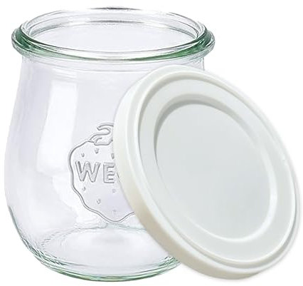 XILMARK 12x Deckel für Weckgläser und Tupenglas 220 Compatible - Kunststoff Frischhaltedeckel, Plastikdeckel, Dosedeckel für Weck-Gläser