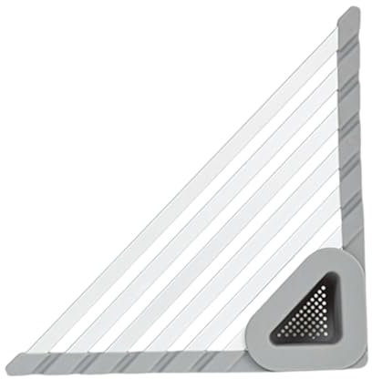 Generisch Escurreplatos triangular, escurridor de platos, escurridor enrollable, esquina triangular, escurridor, escurridor de platos, rejilla enrollable