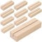 WISYOK Kartenhalter Holz, 10 Stück Tischkartenhalter, Kartenständer Holz, Postkartenhalter, Holzständer, Menükartenhalter, Fotohalter für Hochzeiten, Partys und Bankette (10 x 3 x 2cm)
