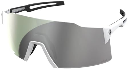 Scott Stride AMP Wechselscheiben Fahrrad Brille weiß/weiß Chrome