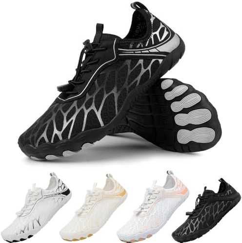 Chaussures D'eau Femmes Chaussures de Bain Hommes Chaussures Aquatiques | Chaussures de Plage Surf à Séchage Rapide D'été Chaussures Pieds Nus pour Unisexe 36-46