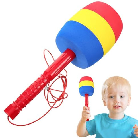 Jouet marteau, marteau à frapper et jeu de clous | Jouet de maillet à frapper avec éponge E de 3 couleurs, jouet décoratif pour les personnes agitées, fournitures relaxantes pour jeux Inte