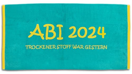 ESPiCO Strandlaken ABI 2024 Türkis Lime