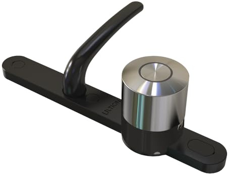 Ultion Nuki Smart Lock 2025 - for PVC & Composite Doors | 3-Star Plus Security | Alexa/Google/Apple Compatible | Auto Lock/Unlock & Flexible Access (Black, Doors Over 55mm Thick)