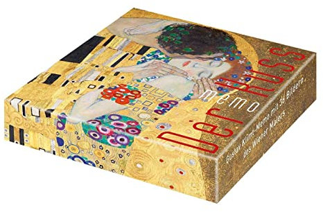 Der Kuss. Memo: Gustav-Klimt-Memo mit 36 Bildern des Wiener Malers