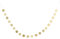 Oblique Unique Deckenhänger Papier Kreis Girlande Banner - Farbe wählbar - Deko für Geburtstag Hochzeit Jubiläum Party (Gold)