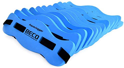 Beco 12 Aqua Jogging Gürtel Runner, bis 100kg 12er Set blau