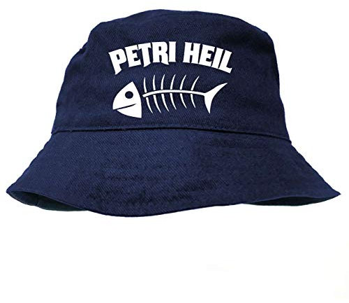 Spaß Kostet Anglerhut Angler Petri HEIL Bucket hat Fischerhut in 2 Grössen